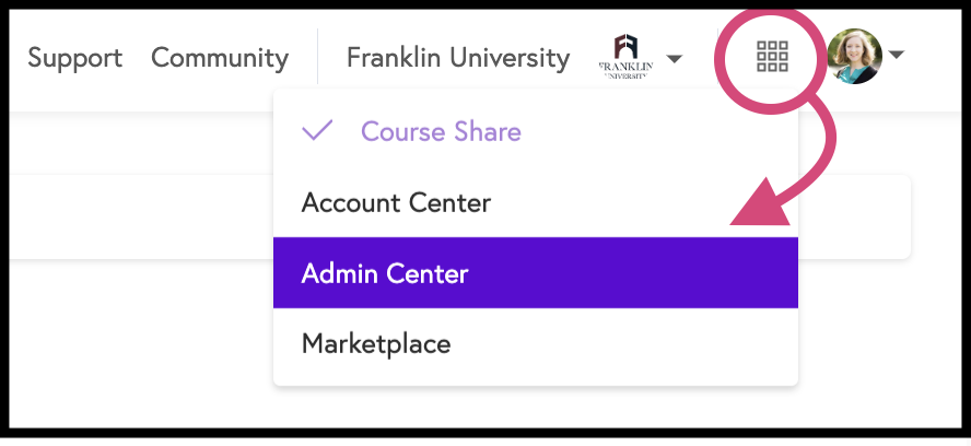 AdminCenter_ApplicationSelector.png
