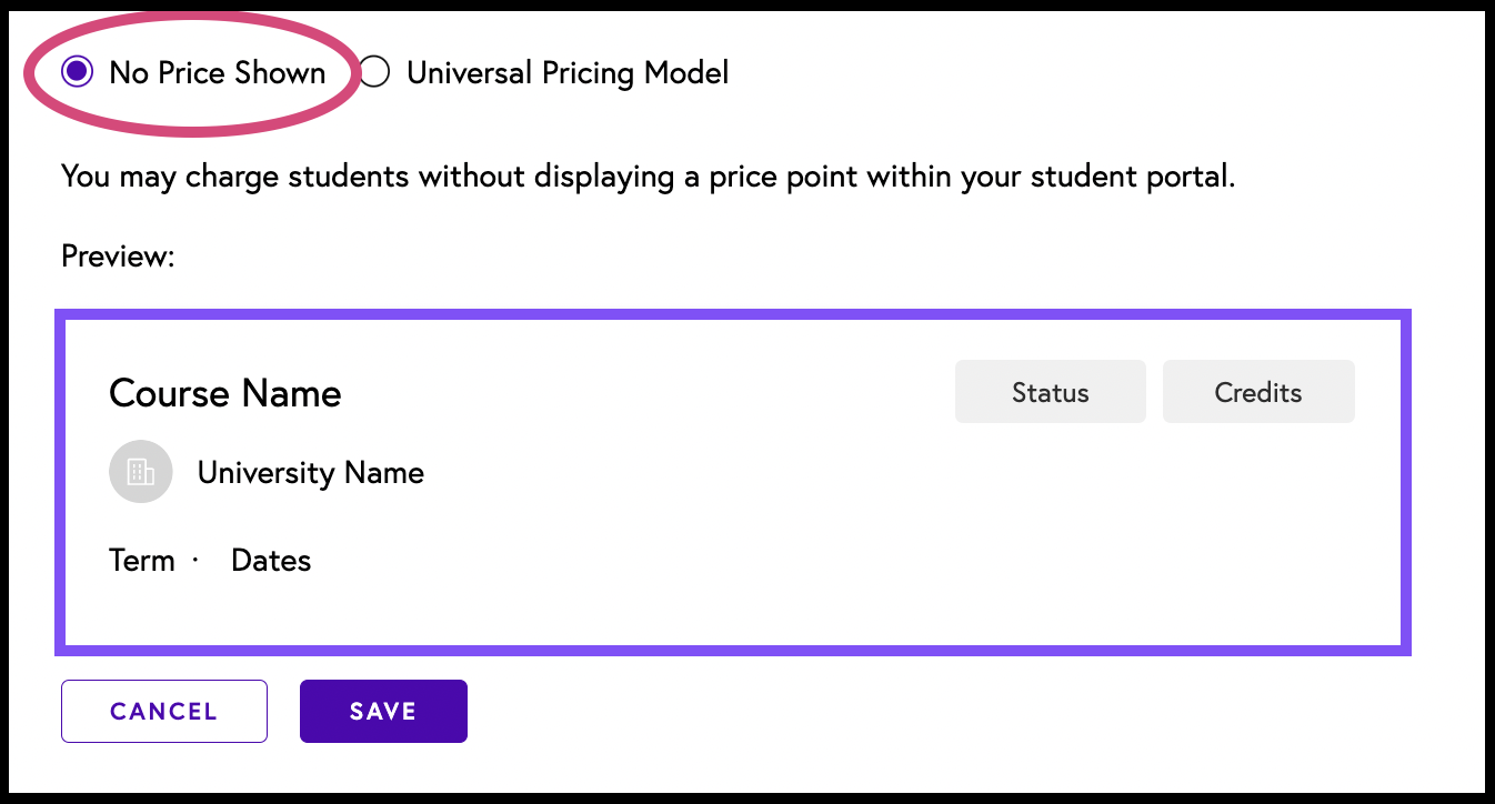 AdminCenter_StudentPortal_NoPriceShown.png